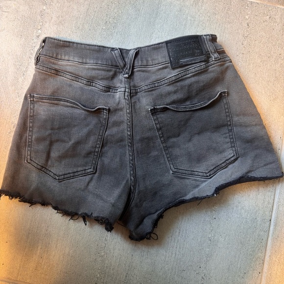 Volcom Women's Black Denim Shorts - Picture 2 of 3